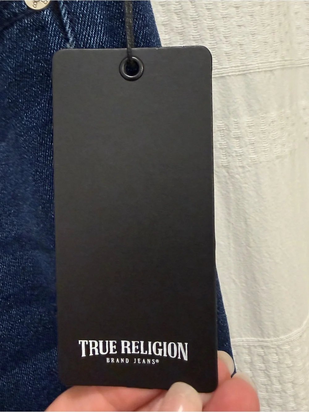 NWT True Religion Ricky SN Flap Straight Medium Rustic Barn Wash Mens 36x34 Jean
